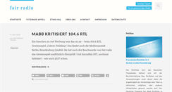 Desktop Screenshot of fair-radio.net