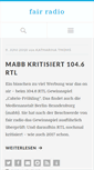 Mobile Screenshot of fair-radio.net
