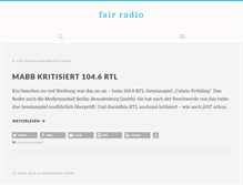 Tablet Screenshot of fair-radio.net